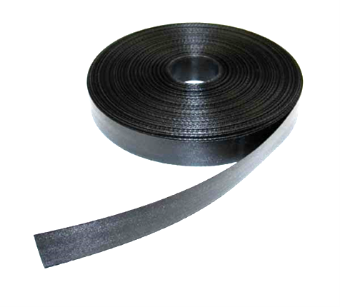 [LASB] Gecoate lasband (zwart), treksterkte 2.400 kg (prijs per m)