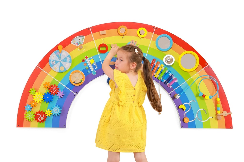 Wandspelbord - Regenboog