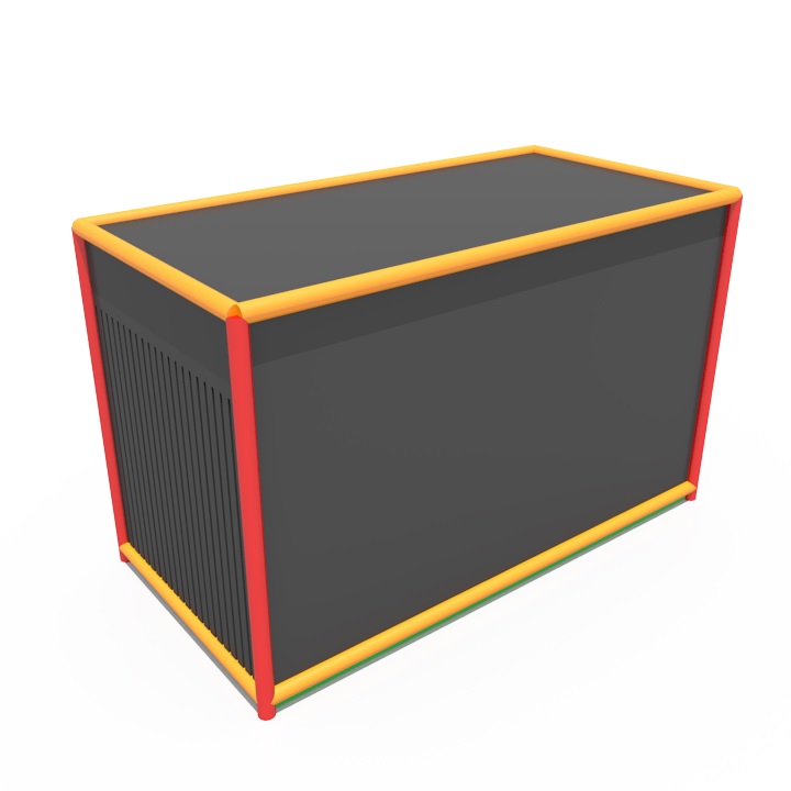 Donkere kamer (L 240cm, H 150cm)