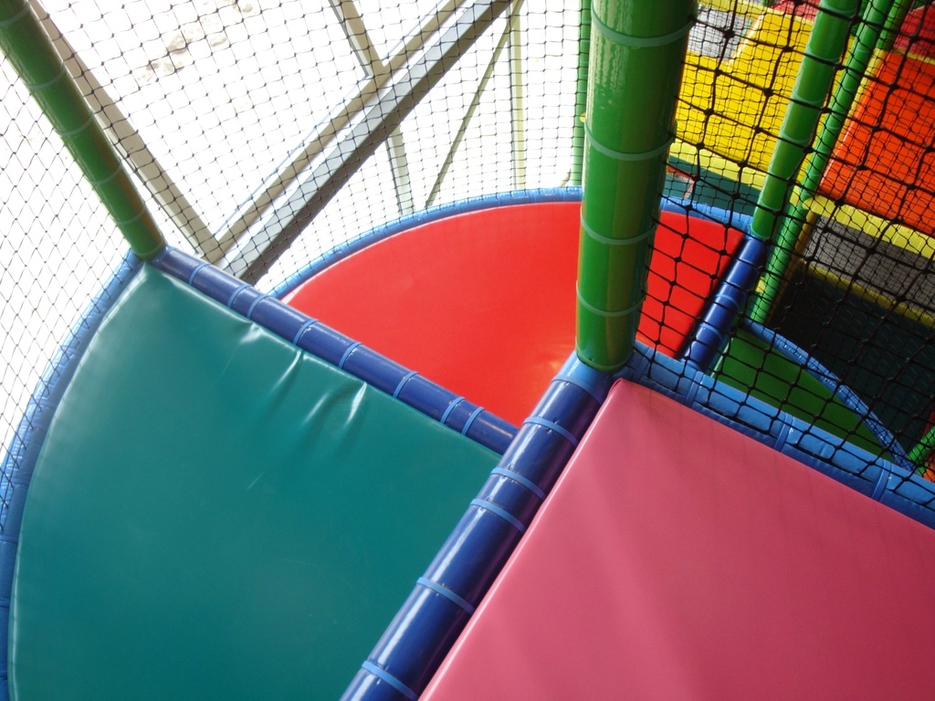 Structuurvloer afgerond (90° - ¼ van een cirkel) (113x113cm)