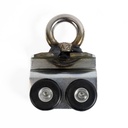 Loopwagen voor kabelbaan (B 8cm x H 12cm)