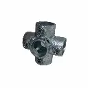 Clamp R40 four exits 90° 158-C
