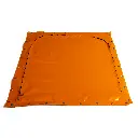 Ritsdoek met ringen rondom (115x115cm)