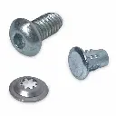 Inbusbout M6 (50mm) + huls met schroefdraad  + Sluitring - voor buisglijbaan