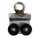 Loopwagen voor kabelbaan (B 6cm x H 8cm)