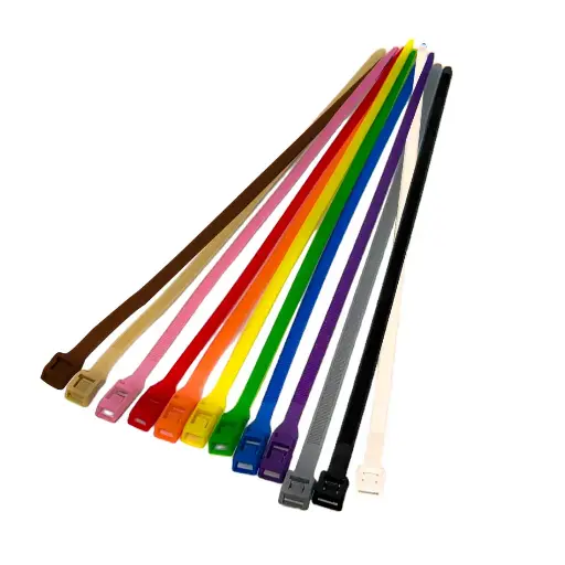 Spanbandjes gekleurd