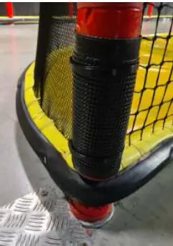 [KartBES] Paalbescherming kartbaan in dubbel gewapend doek (35x30cm)