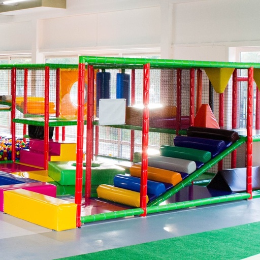 Rampa inclinada completa con obstáculos, ancho 113 cm