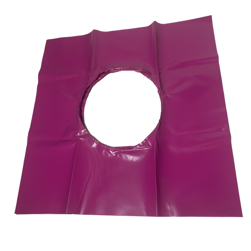 [HSVL113RG] Hoes voor structuurvloer met rond gat (113x113cm) 